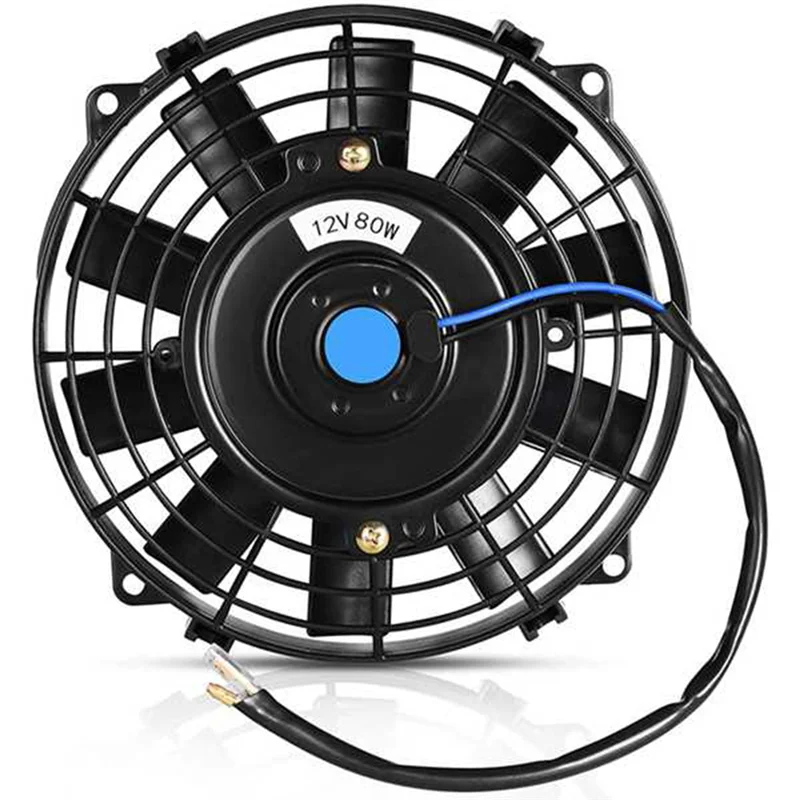 Elektrische Radiator Inademen Fan 12 Inch Universele Slim Push Pull 12 V 80 W Koeling Motor Fan Met Montage Kit