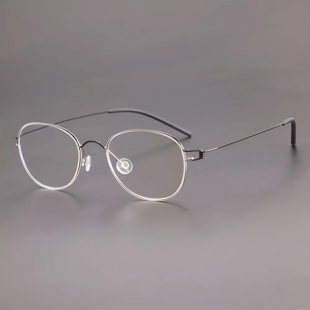 2024 New in Metal Eyeglass Frame Leading Fashion and High Quality Men's and Women's Anti Blue Light Glasses Prescription Glasses