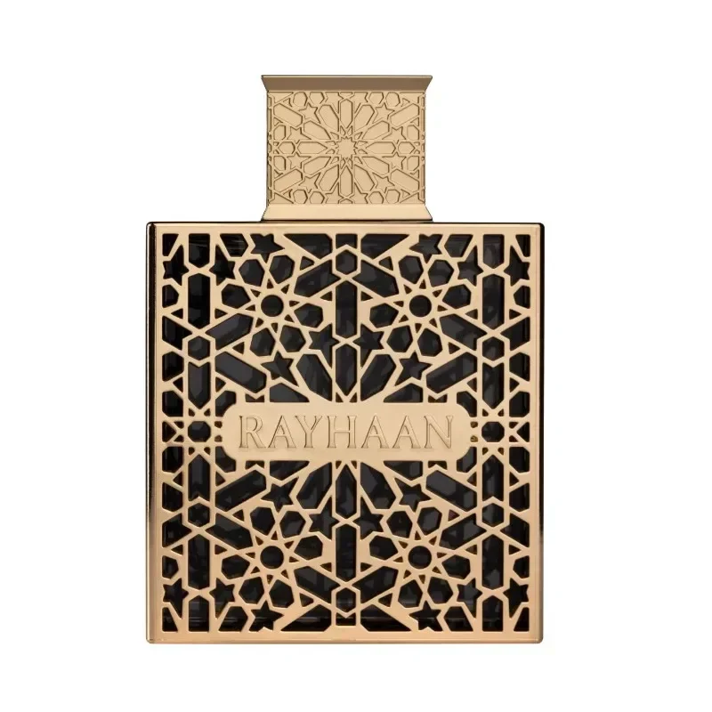 Profumo spray a lunga durata Profumo a reticolo d'oro Arabesque Eau De Parfum Opulento orientale legnoso intricato Luxe Alta qualità