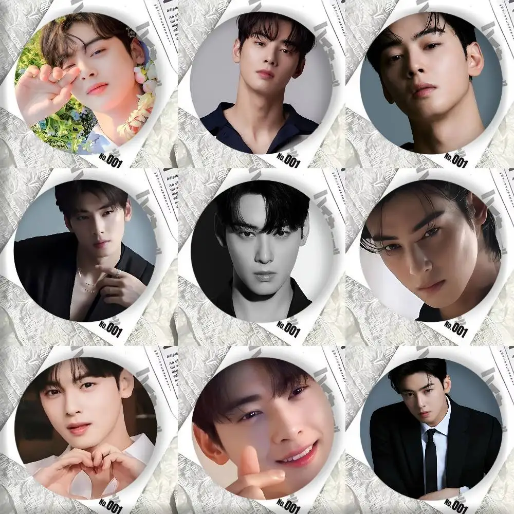New Cha Eun Woo Badges Pins Lapel Pins Hat Pins Brooches Gifts Decor Backpacks Anime