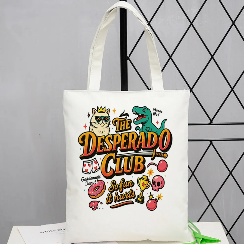 Dungeon Crawler Carl tote bag canvas  y2k shoulder  grocery shopper woman