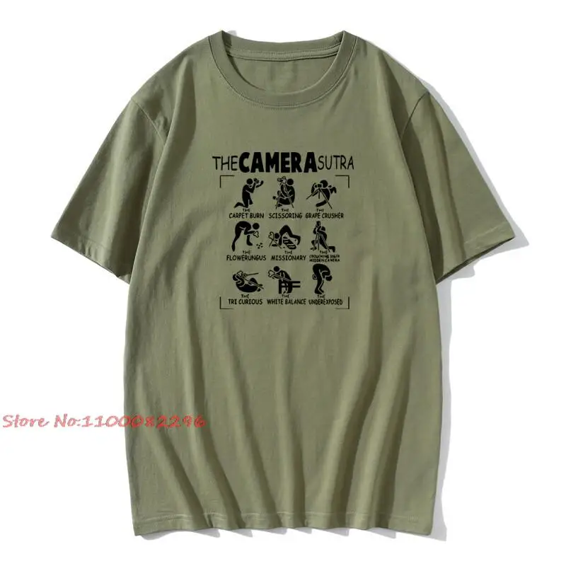 The Camera Sutra Photography New Tee Shirt Plus Size Men Tops Tee Fitness T-Shirt Pure Cotton Oversized Vintage Fast Ship