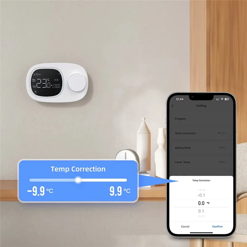 

Электронный газовый котел Tuya Wi-Fi, термостат для отопления/охлаждения воды, регулятор температуры газового котла, низкая мощность для Alexa Google Ho