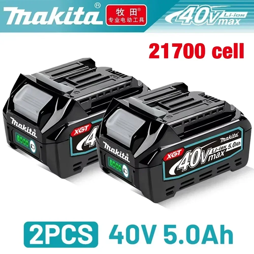 

original Makita 40V battery 5.0AH 21700 cell , BL4040 replacement tool battery, BL4020, BL4025, BL4050, BL4080, 40V MAX XGT,
