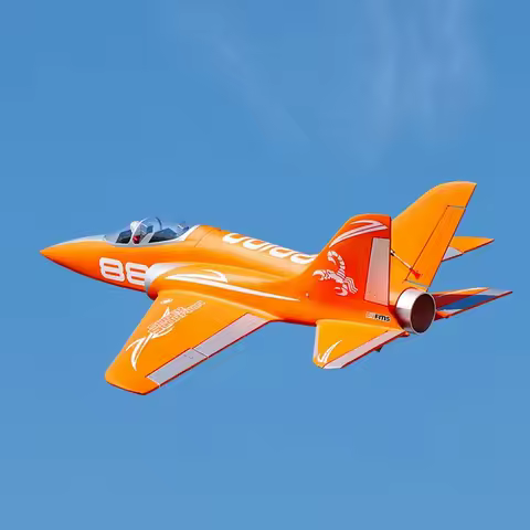 FMS 90mm Super Scorpion V2 EDF Jet PNP RC Airplane Model Airplane Aircraft 6S Orange
