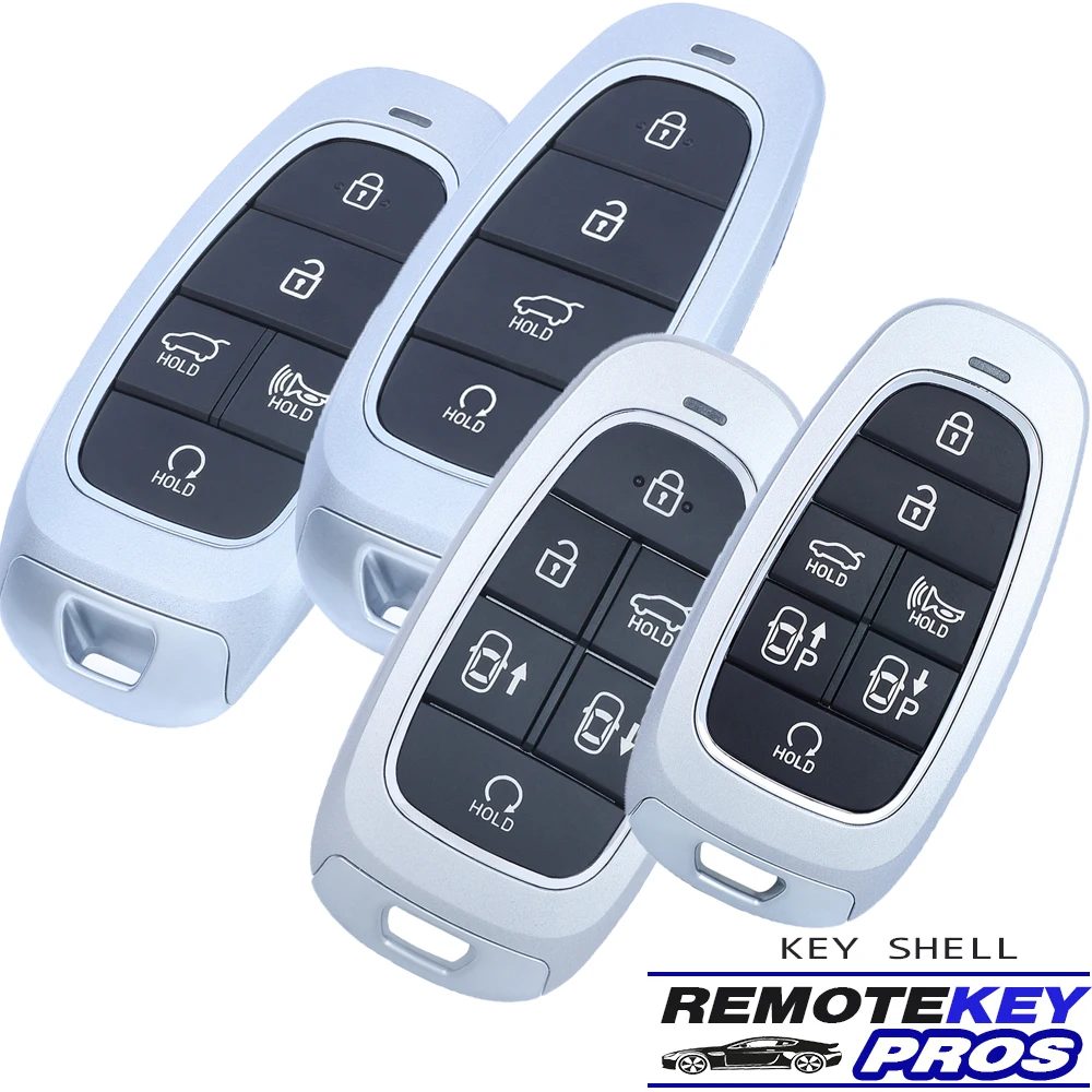 DIYKEY 4/5/6/7 Button Smart Remote Key Shell Case Fob for Hyundai Sonata Tucson Santa Fe 2020 2021 2022