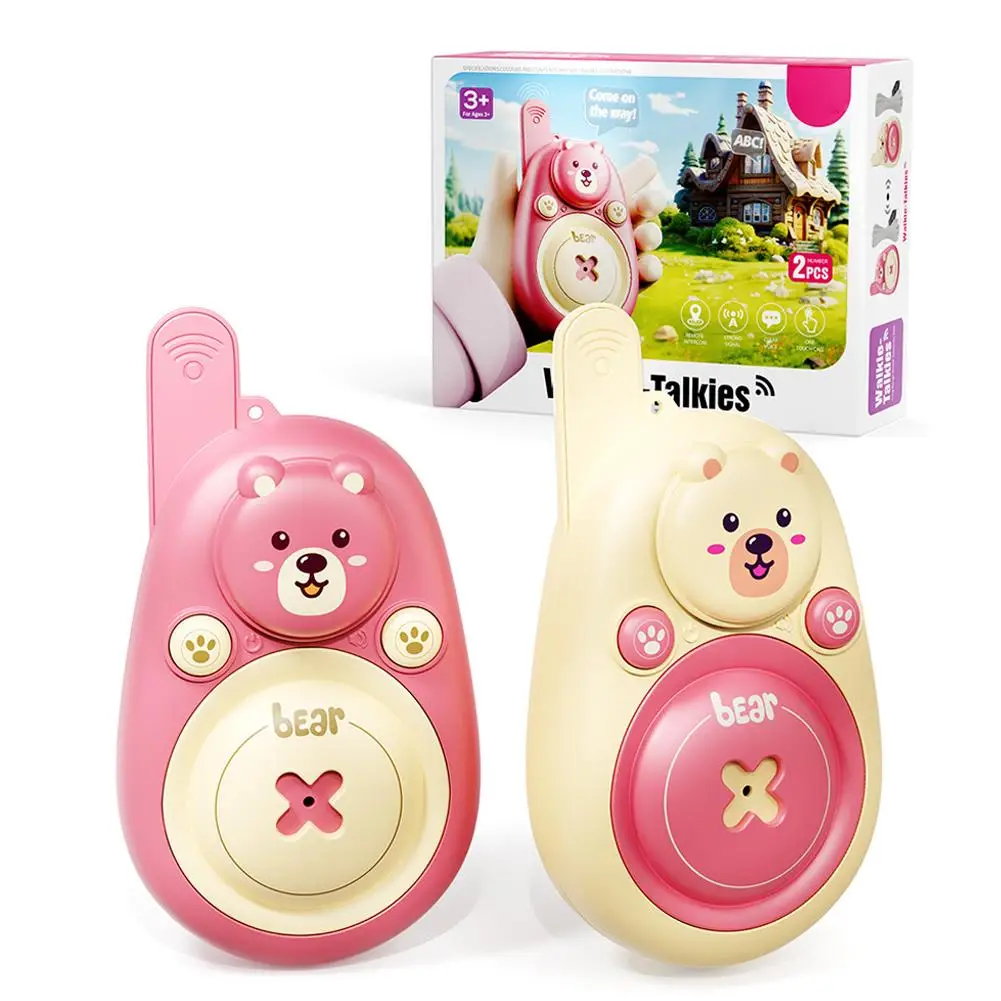 Talkie-walkie pour enfants, jouet de Communication sans fil longue portée pour Camping en plein air, aventure, cadeau d'anniversaire avec lanière