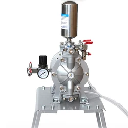 A-15A Pneumatic Diaphragm Pump Portable Membrane Pump High-Pressure Double Acting Diaphragm Pump Spray Paint Pump 0.15-0.7Mpa