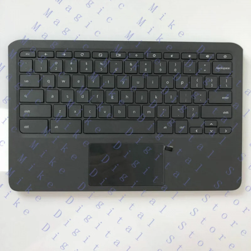 

H NEW For HP Chromebook 11A G6 UPPER CASE PALMREST Touchpad Keyboard L52192-001