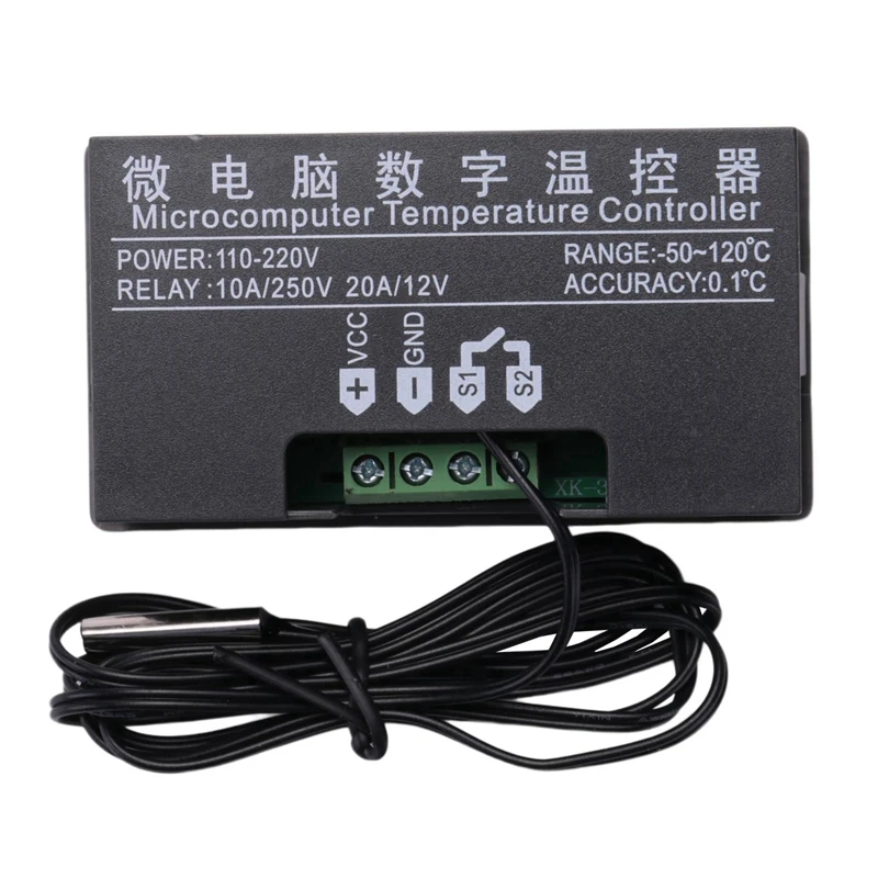 

HOT SALE 5X W3230 Probe Line 20A Digital Temperature Control LED Display Thermostat Heat/Cooling Control Instrument,AC110-220V