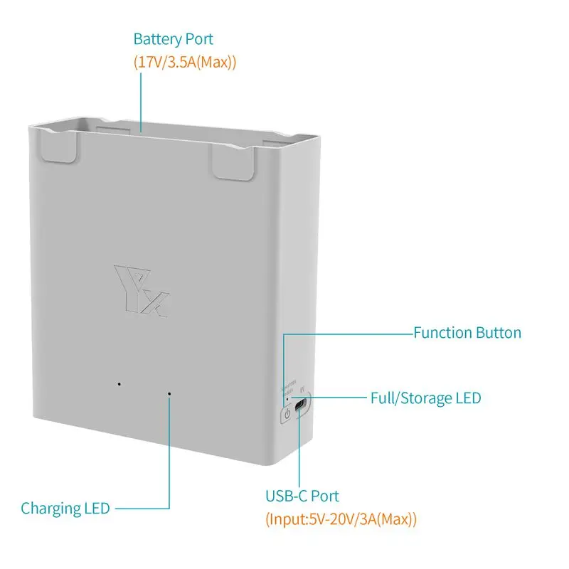 شاحن بطارية أسرع لـ DJI Avata 2 ، محور شحن مزدوج ذكي ، كابل بنك طاقة ثنائي الاتجاه ، ملحقات الطائرات بدون طيار