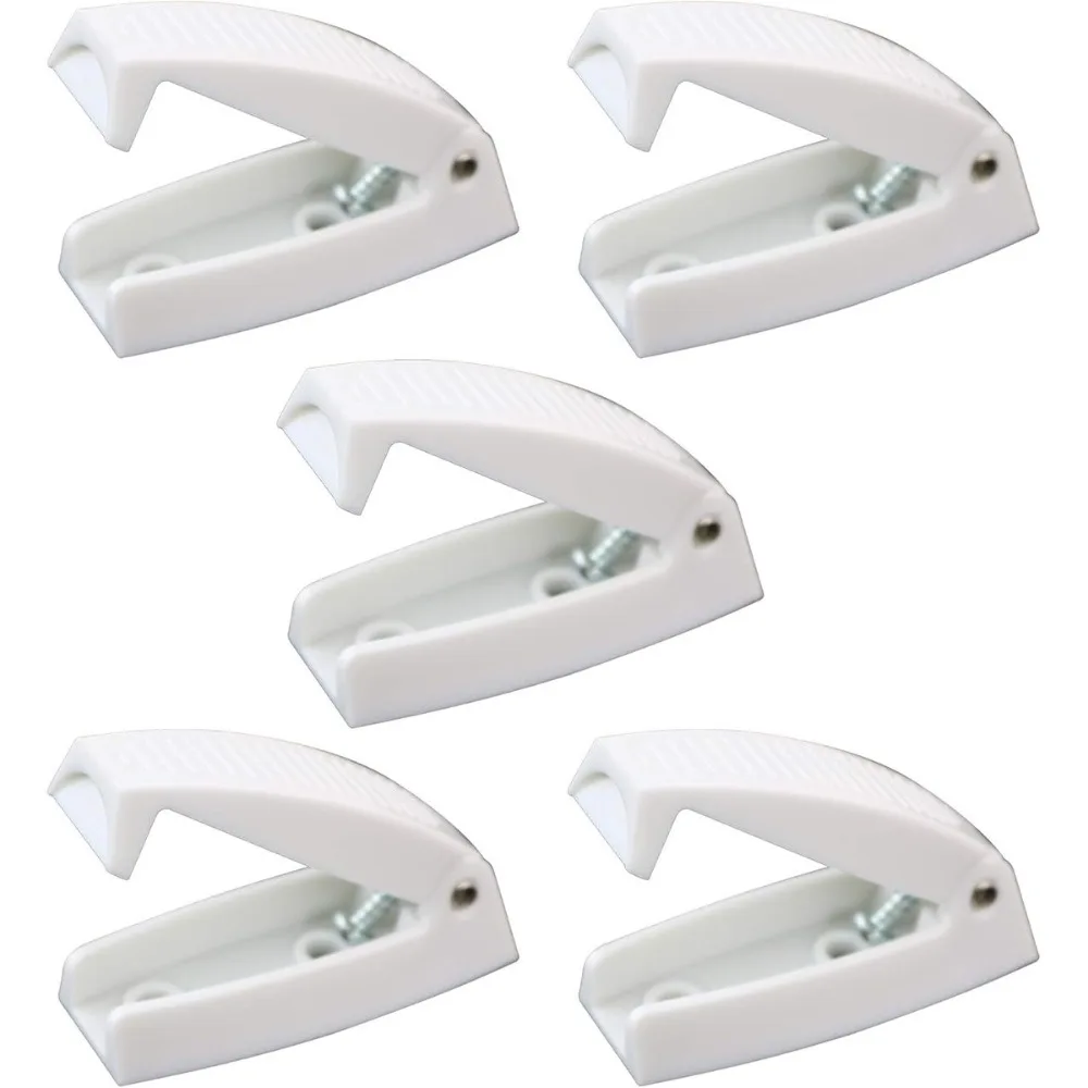 5Pcs 스프링 장착 도어 캐치 홀더 래치 인테리어 캐비닛 충격 방지 캠핑카 수하물 도어 래치 플라스틱 수하물 캐치 홀더