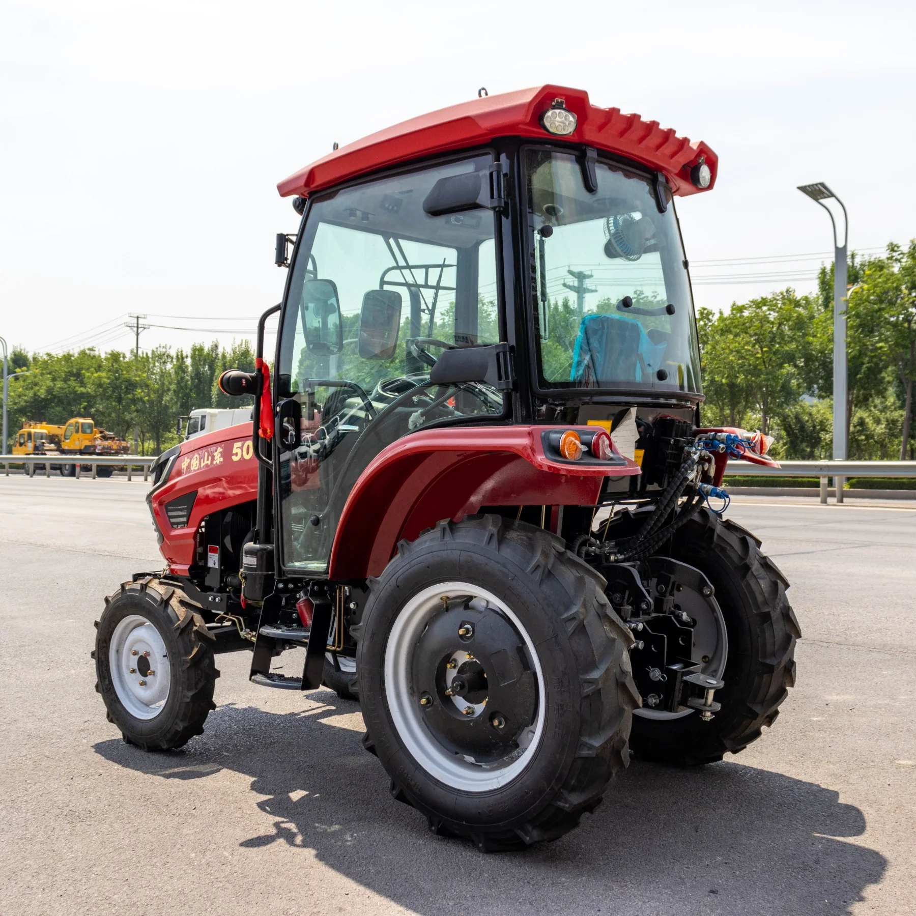 Wheel Tractors  HT504 50hp 4x4wd Small Mini Compact Agricultural Farm Machinery Equipment