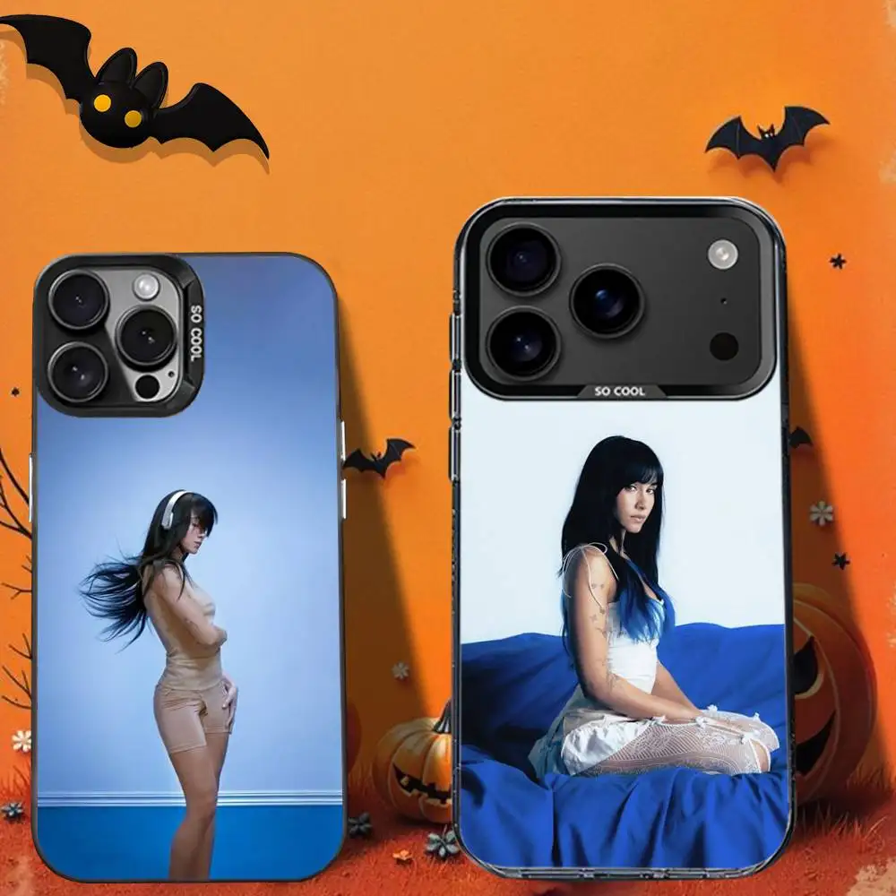 Etui na telefon C-CUARTO AZUL A-Aitana-es do iPhone'a 16, 12, 13, 17, 15, 1, 11, Mini, Pro, SE, XS, MAX, czarne matowe silikonowe etui