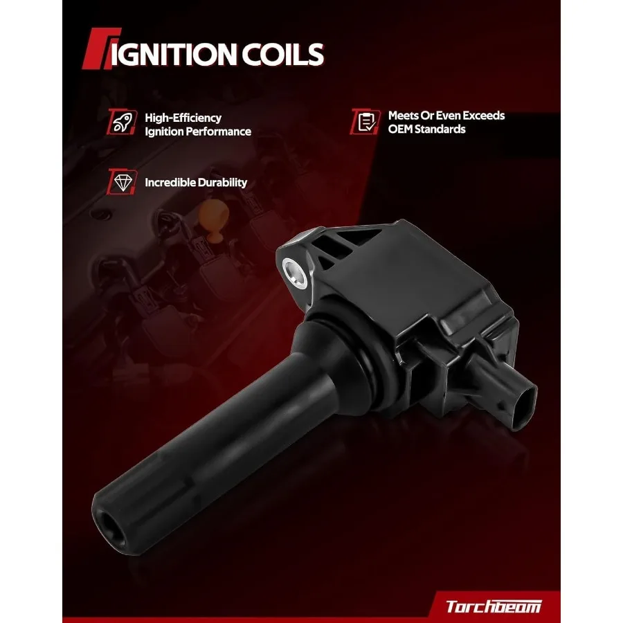 مجموعة UF519 مكونة من 8 عبوات ملف الإشعال مصممة لمحركات V8 عالية الأداء في المركبات الفاخرة بما في ذلك Aguar XJR XK8 SType XKR