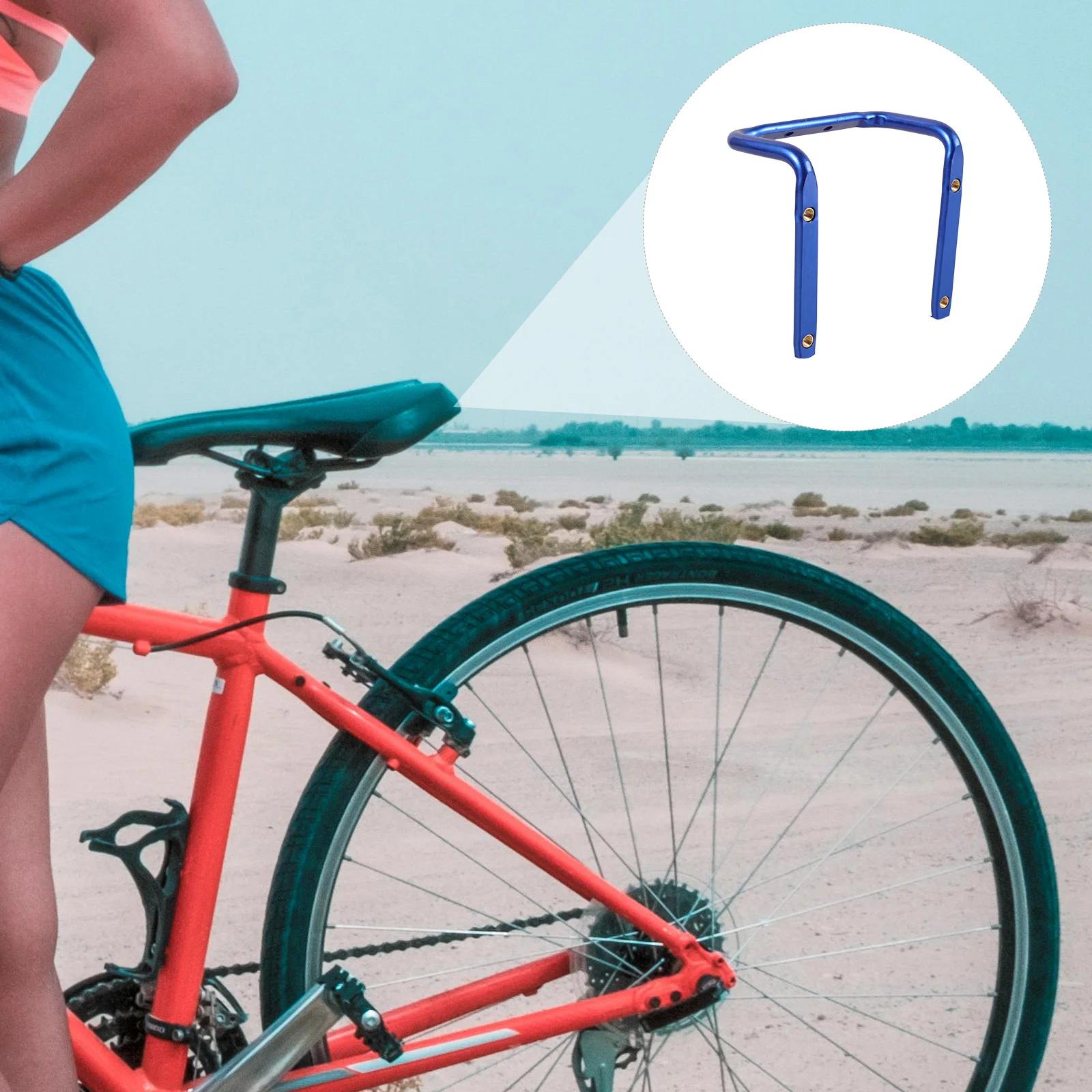 

1Set Saddle Bottle Mount Holder Adapter Sturdy Water Bottle Rack Adapter with Enhanced Fixation for Bike Accessory Upgrade