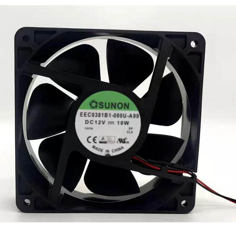 NEW 10W 12038 120*120*38MM EEC0381B1-000U-A99 DC12V Cooling Fan