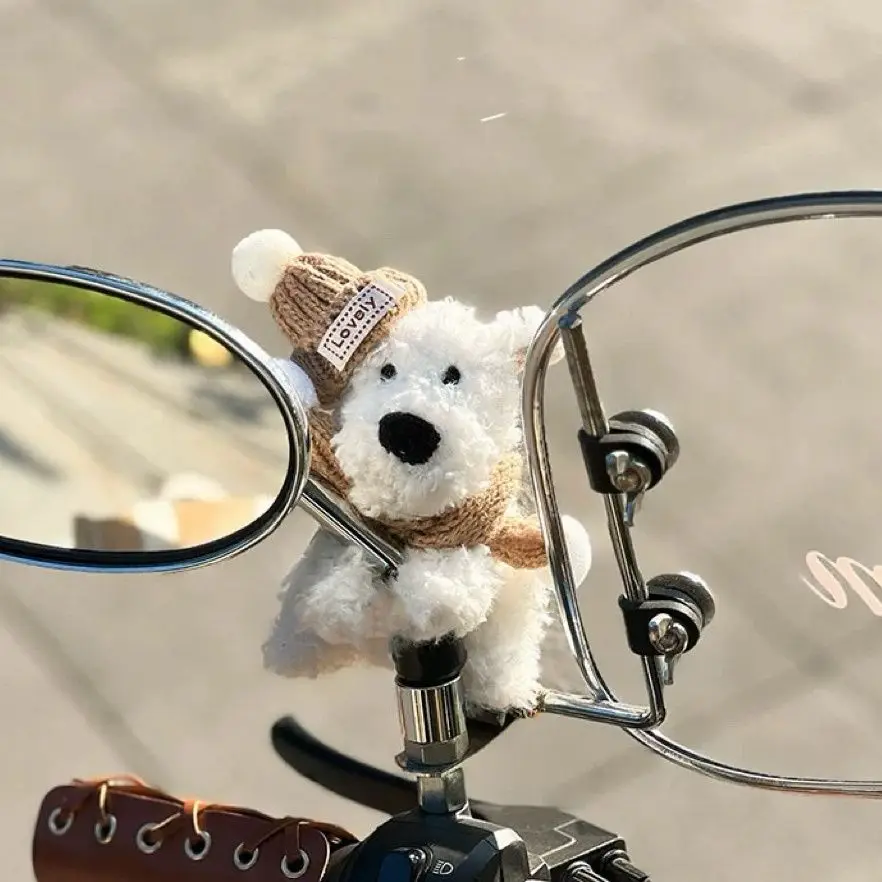 

【Anti-lost】Xigao Dog Motorcycle Decoration Cute Electric Bicycle Doll Creative Doll Pendant Ornament