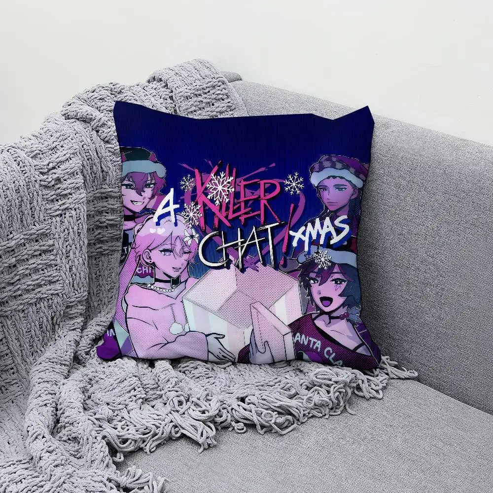 

K-Killer C-Chat Expanded Edition Pillow Case Decor Protective Covers Comfortable soft for Sofa Living Room Home office