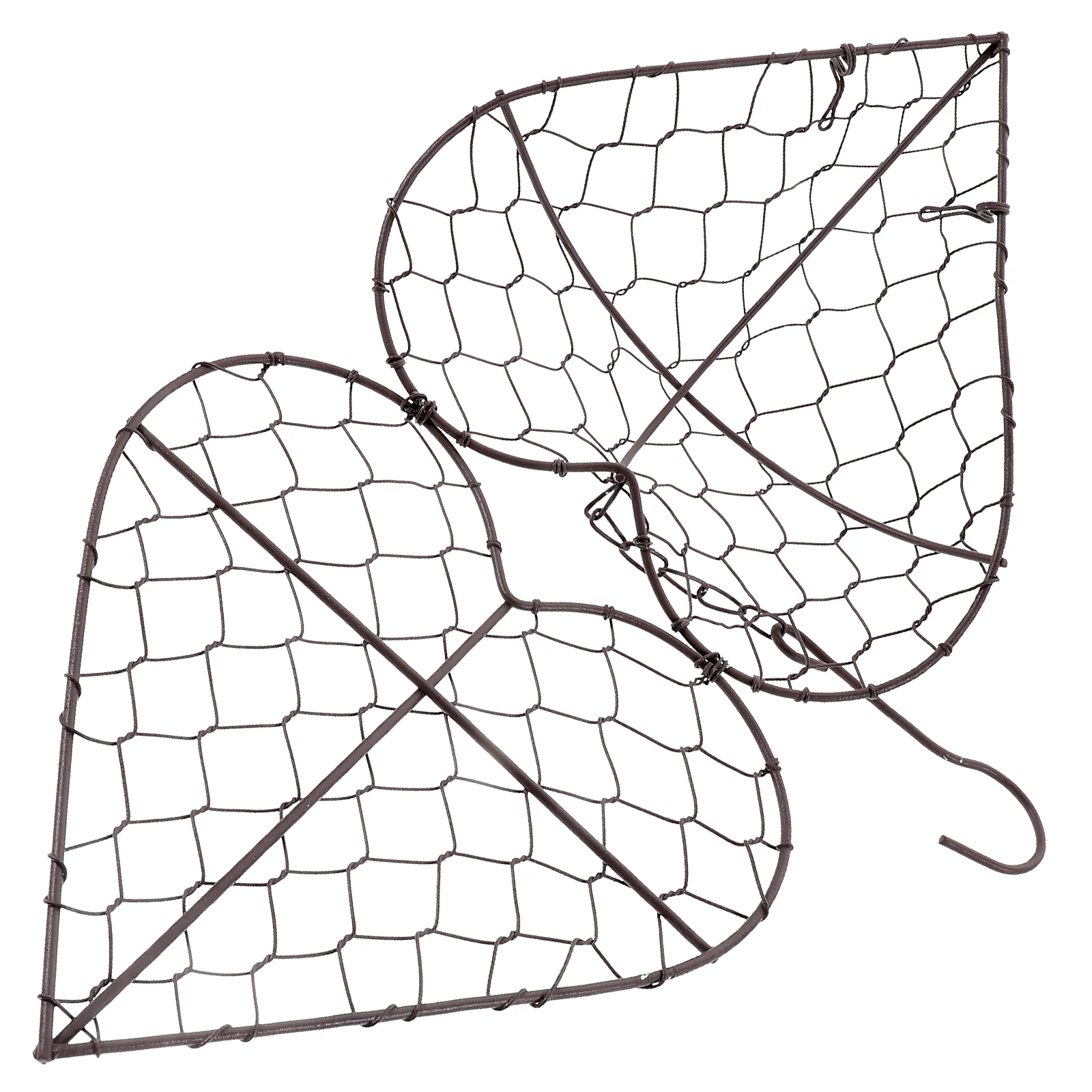 

Heart Shape Hanging Basket Metal Frame Succulent Pot Iron Wire Wreath For Indoor Outdoor Wall Hanging Planter Garden Decor