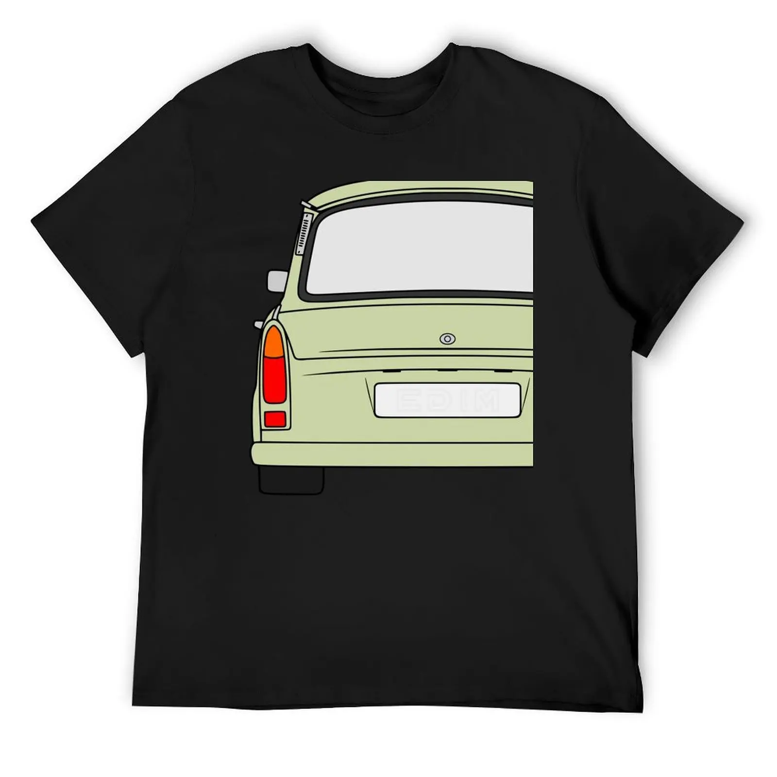 

Trabant 601S rearview pastel green T-Shirt street wear anime plus size tops valentines clothes mens vintage t shirts