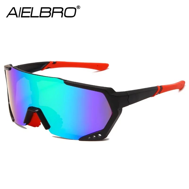 

AIELBRO Men's Bicycle Sunglasses Women Cycling Sunglasses Polarized Cycling Eyewear UV400 Sunglasses for Men