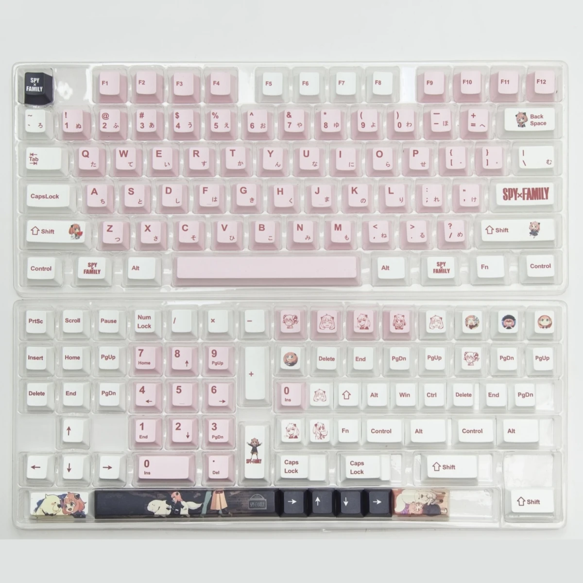 Spionage Familie Pbt Materiaal Cherry Profiel 140 Toetsen Grote Set Keycaps Voor Mechanisch Gaming Toetsenbord Mx Switch Wooting 75