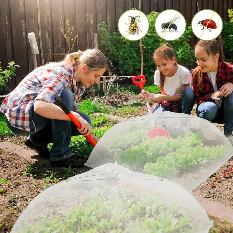 

Garden Mesh Netting For Plants Plant Tent Cage Fly Barrier Foldable Umbrella Protection Guard Tent For Flowers Crops Vegetable