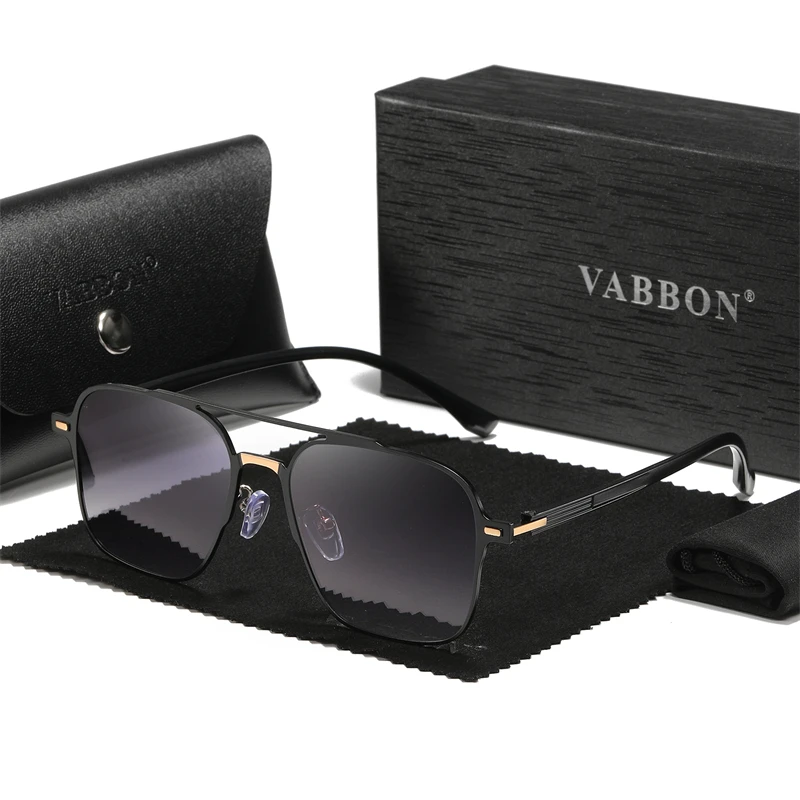 VABBON Sunglasses Men's Aviator Polarized Sunglasses Uv Resistant Retro Driving Glasses 9470