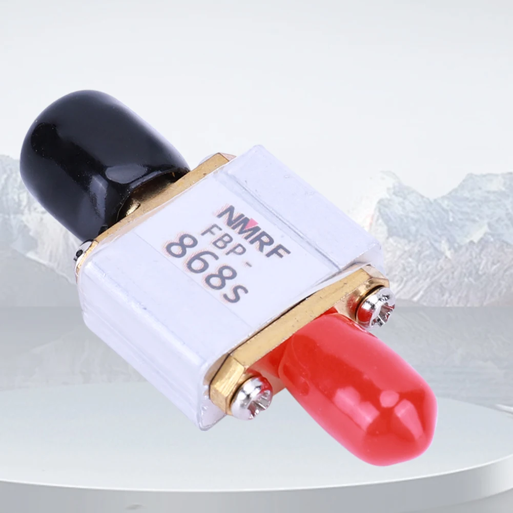 High Performance 868MHz Bandpass Filter RF Filter for RFID LoRa IoT Devices with SMA Connectors and Steep Cutoff Characteristics