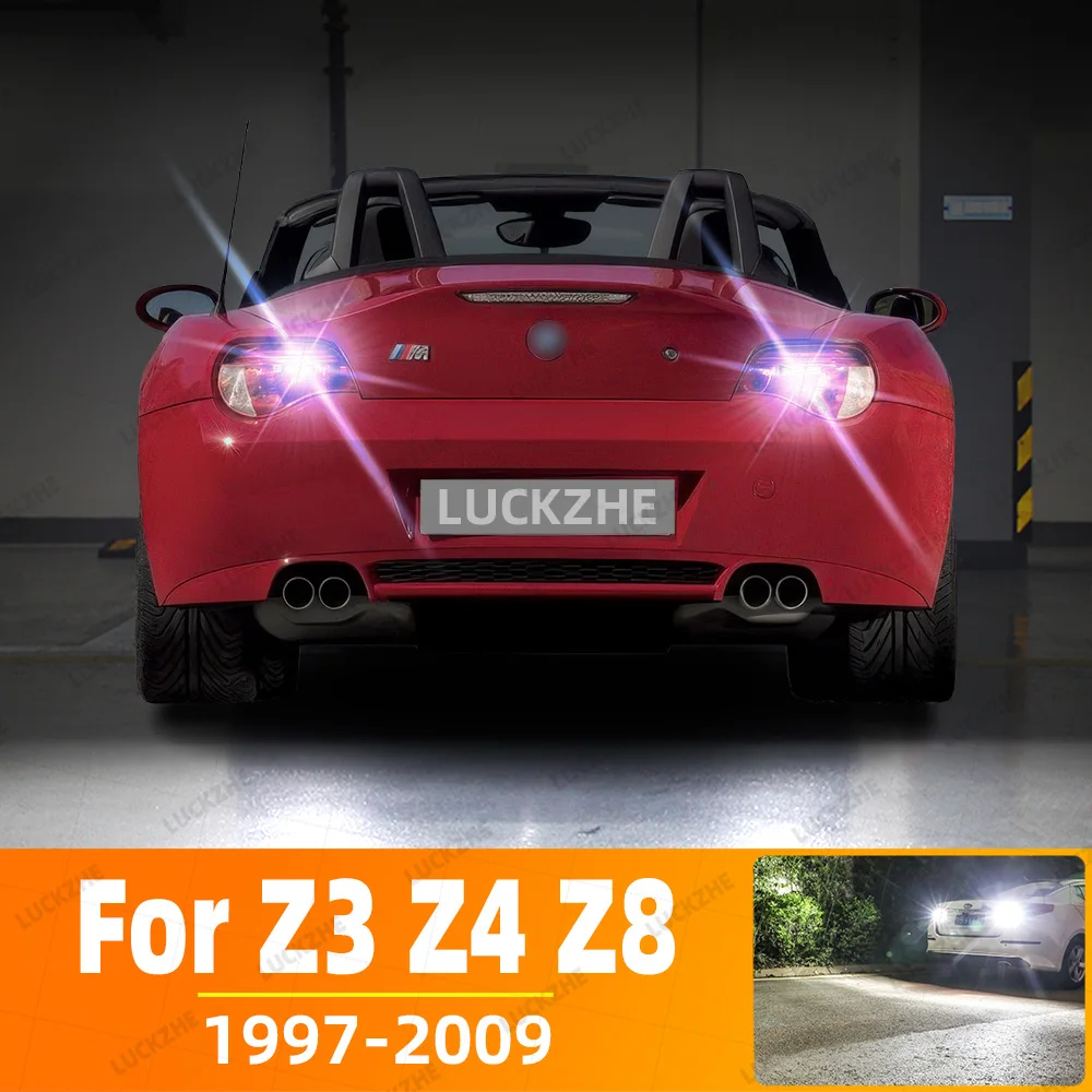 2Pcs Reverse Light For BMW Z3 E46 Z4 E85 E86 Z8 E52 Car Reversing Light Backup Lamp Back Up 1995-2004 2005 2006 2007 2008 2009