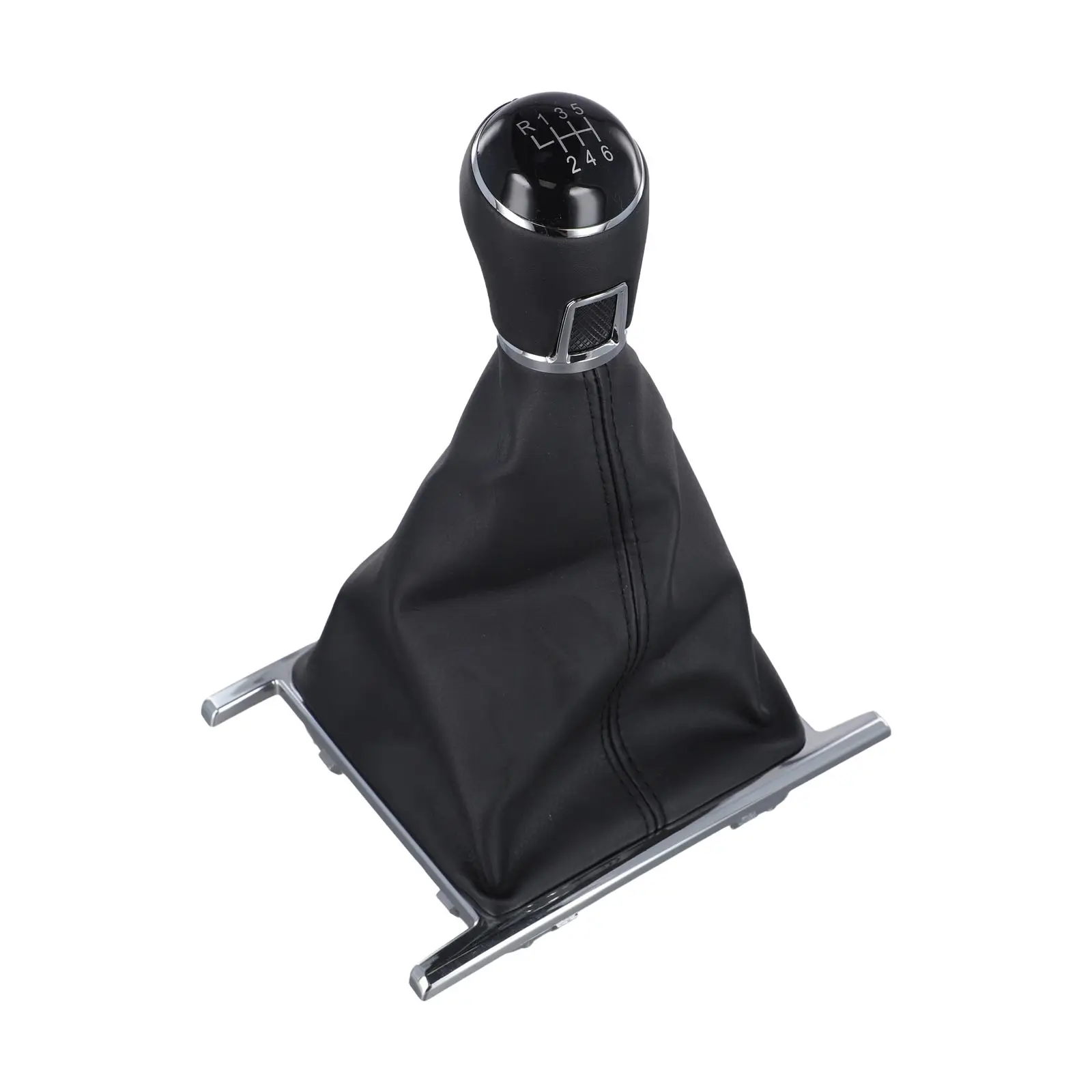 As The Picture Shows 6 Speed Gear Lever Gear Lever Cover ABS Plastic Leather Boot Cover Professional Installation Recommended