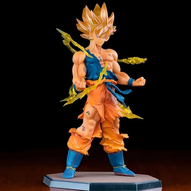 Figuras de Acción de Son Goku Super Saiyan, Figura de Anime de Goku DBZ, Modelo Coleccionable, Regalos