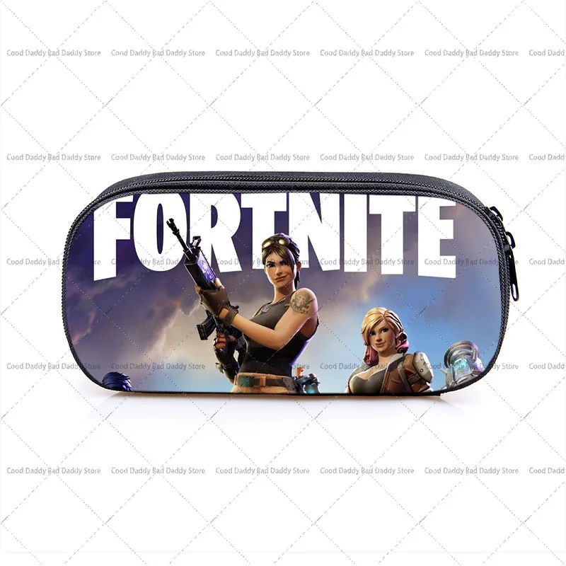 حافظة أقلام رصاص مطبوعة من Game Fortress Night حقيبة أقلام رصاص رائعة من Fortnited ملحقات قرطاسية Battle Royale Penbag مقلمة Fortnite #4
