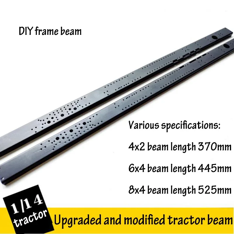 

Modified Girder 8x4/6x4For 1/14 Tamiya RC Truck Trailer Scania R470 R620 Benz 770s AROCS DIY Compatible Rear Original Suspension