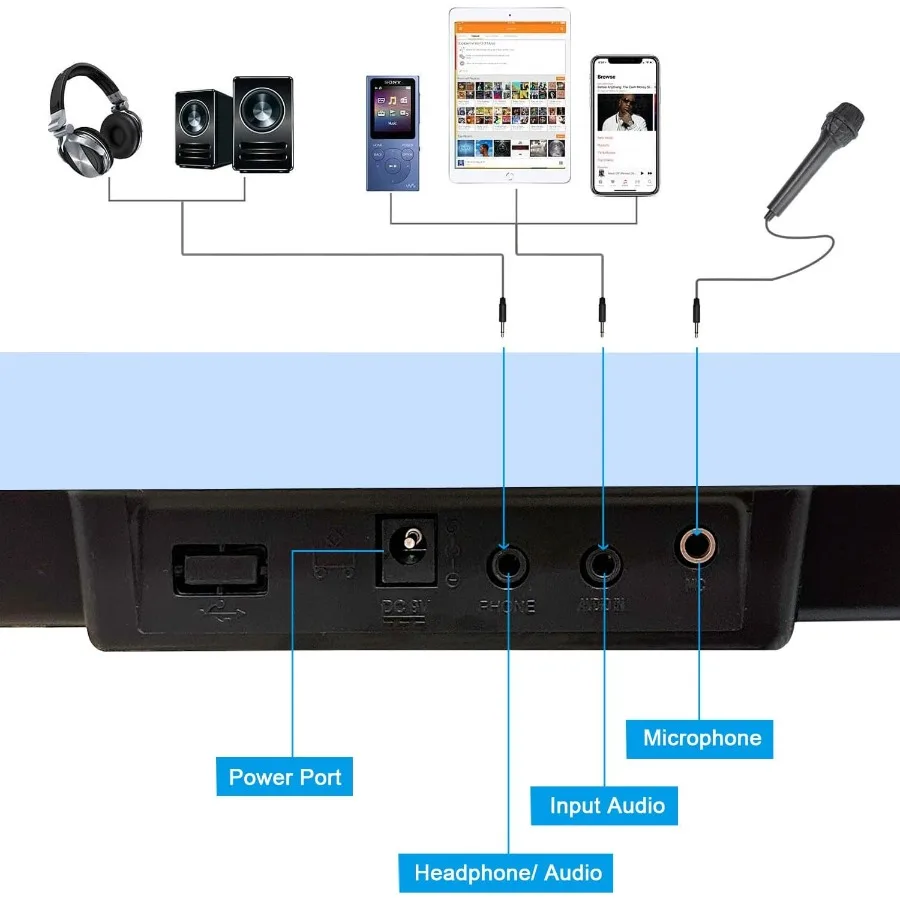 بيانو لوحة مفاتيح إلكترونية مكونة من 61 مفتاحًا مع مفاتيح مضاءة لتعلم الموسيقى وممارسة لوحة المفاتيح الرقمية المحمولة #4