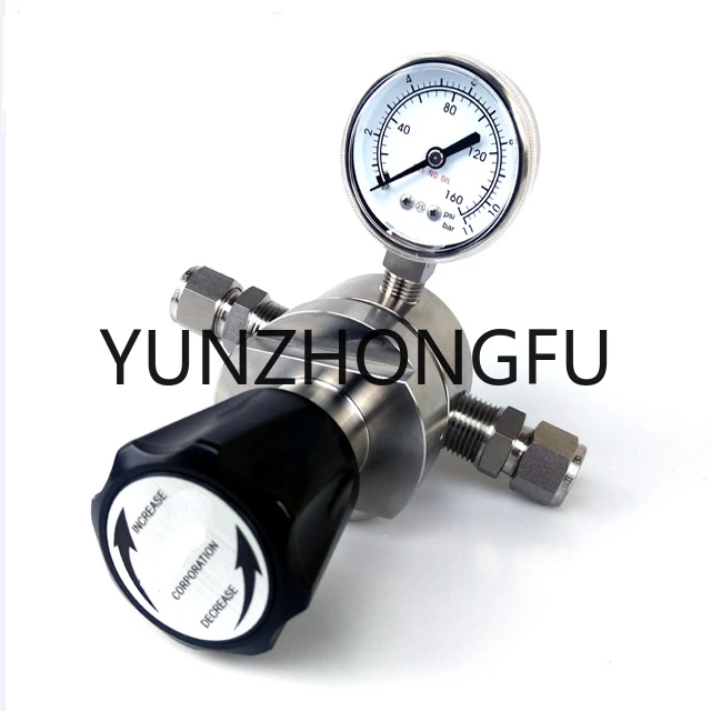 

Nitrogen Pressure regulator Stainless Steel 316 with gauge available