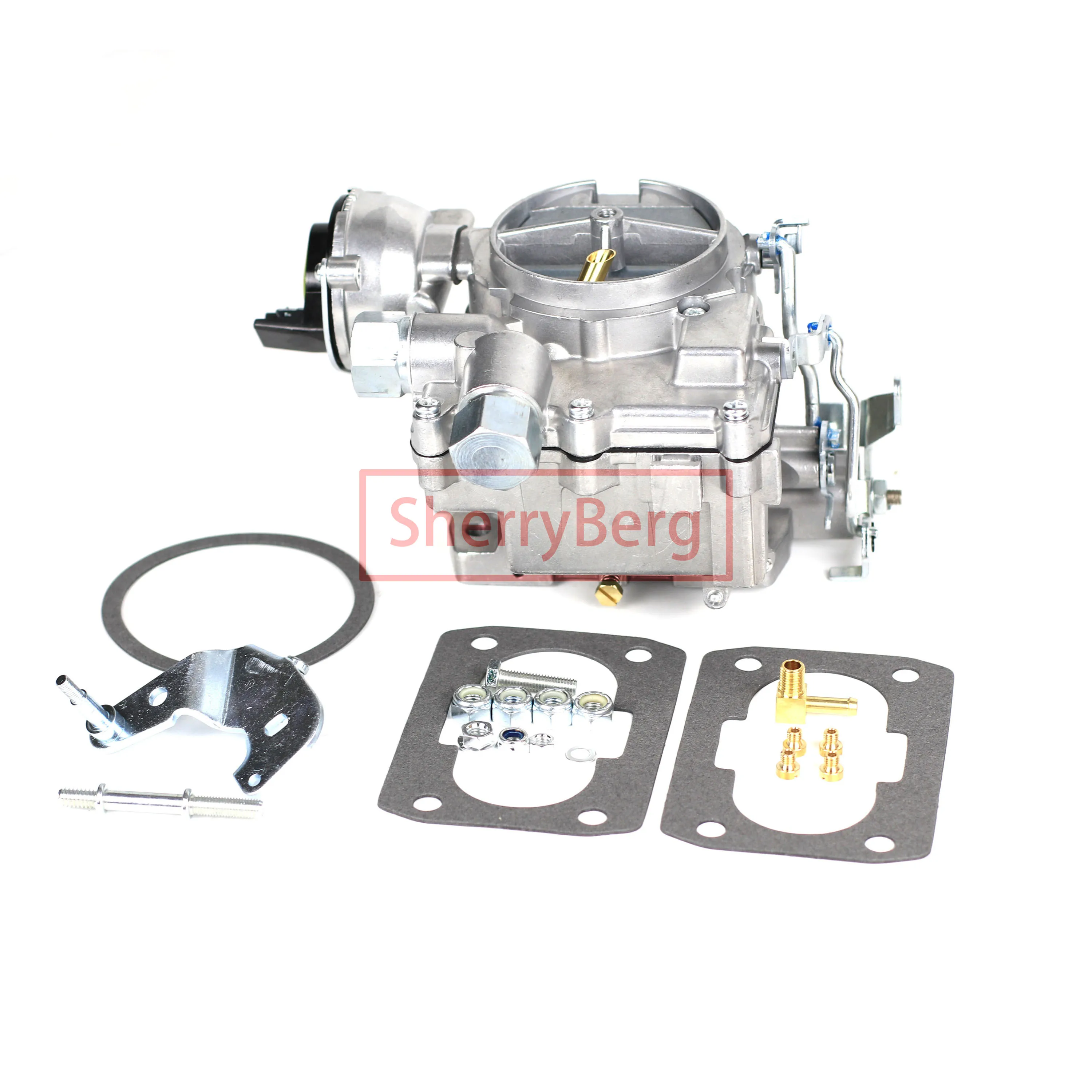 SherryBerg Marine Electric choke Carburetor Rochester 2 Barrel Carburetor With for V8 5.0L 305  5.7L 350 Mercruiser Engines R