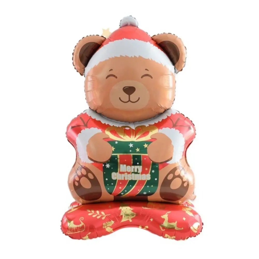 الألومنيوم فيلم عيد الميلاد احباط بالون حزب الدعائم كبيرة الحجم شجرة عيد الميلاد بالون نفخ DIY سانتا كلوز بالونات