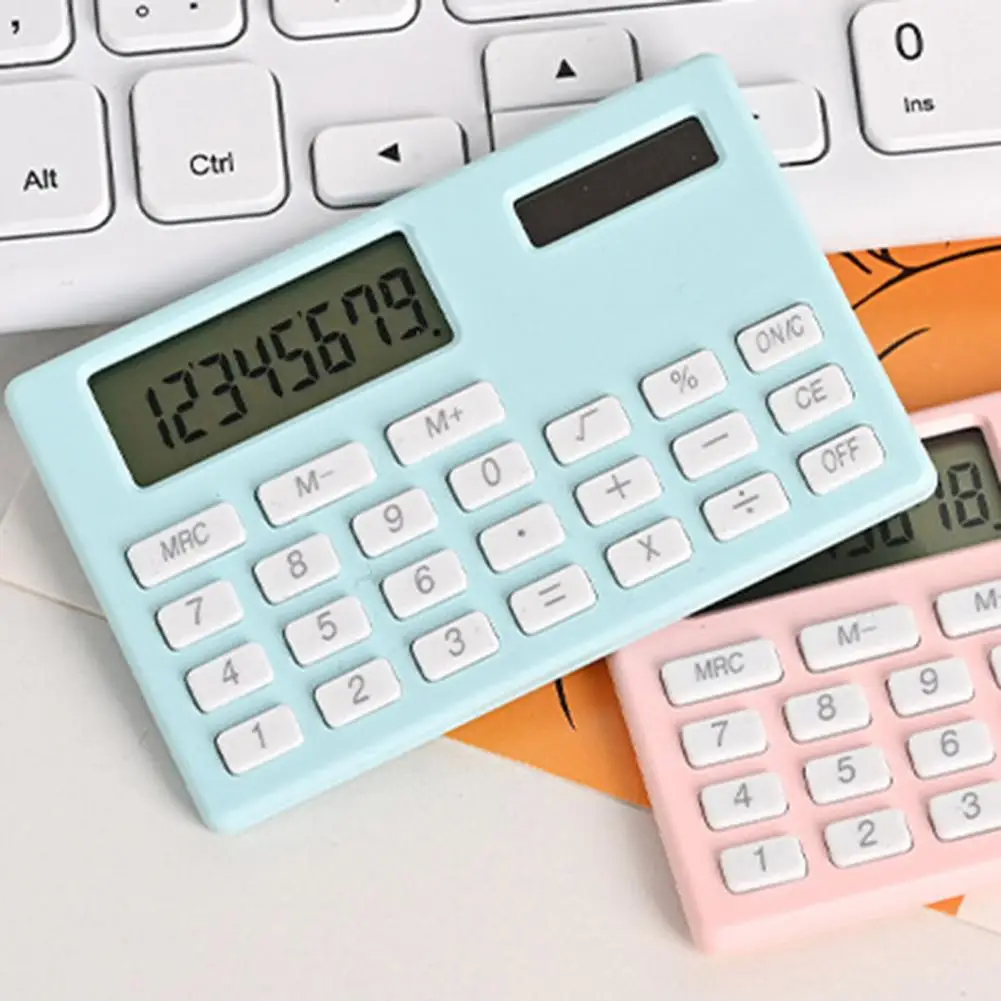 Portable Pocket Calculator 8-digit Large Display Quick Key Response Desktop Work Calculator Office Home Business Calculator