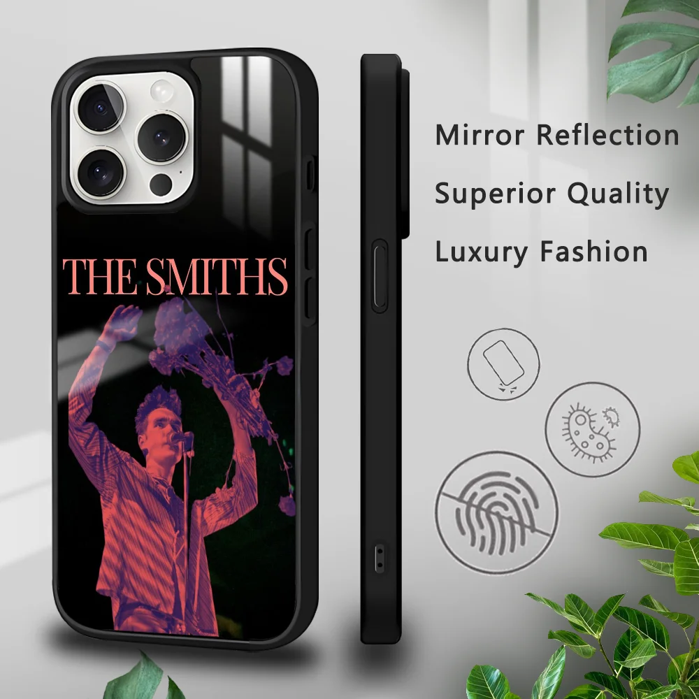 THE s-SMITHS Rock Band Phone Case For iPhone 16 15 14 13 12 11 Pro Xs Max Mini Plus Celulares Hard Funda Dropshipping