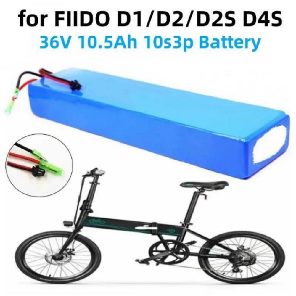 

For FIIDO D1/D2/D2S D4S Folding Electric Moped City Bike Battery Power 18650 Lithium Ion Battery Pack 10.5Ah 14AH 10s3p 36V BMS