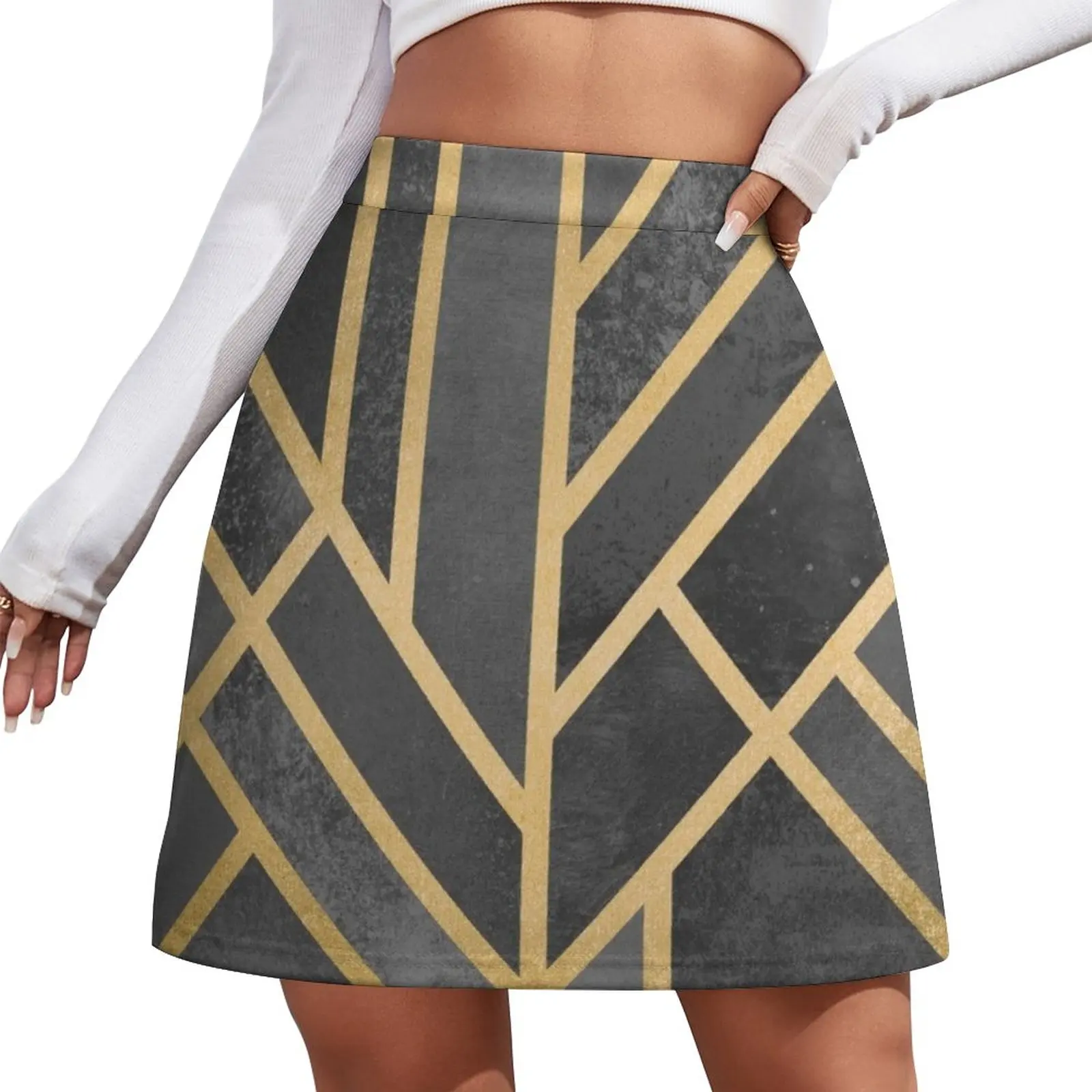 

Art Deco Geometry 1 Mini Skirt clothes Short skirts novelty in clothes dresses for prom