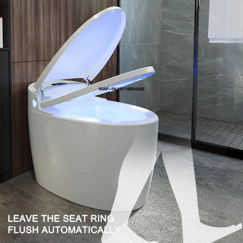 European Style Intelligent Toilet One Piece Bidet Automatic Smart Wc Intelligent Toilet