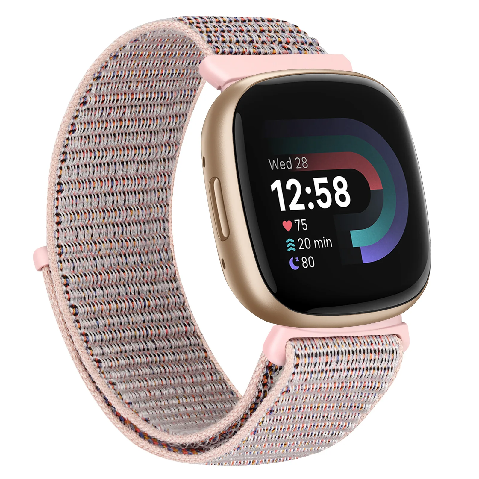 สายรัดไนลอนสําหรับ Fitbit Versa 3/Versa 4 สร้อยข้อมือสําหรับ Fitbit Sense2 Smarthwatch