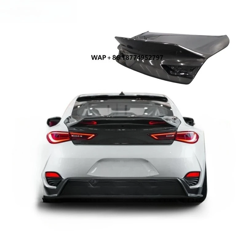 Suitable  Q60 Modified Carbon Fiber Tailgate, Carbon Fiber Tailgate, Luggage Compartment Lid Decoration