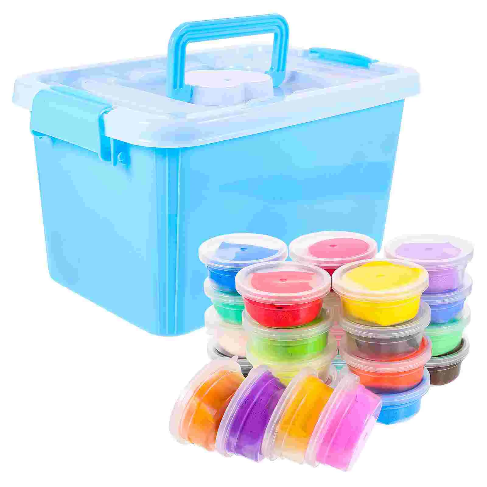 

Children's Clay Bright Color Modeling Kit Air Playthings Craft Clays for Toddler Toys Dryer