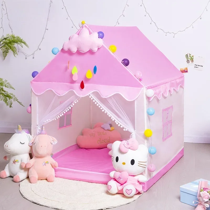 Indoor Kids Tent Castle Playhouse Girls Boys Princess Dream Secret Base Play House Toy Castle Small House Indoor Children's Tent
