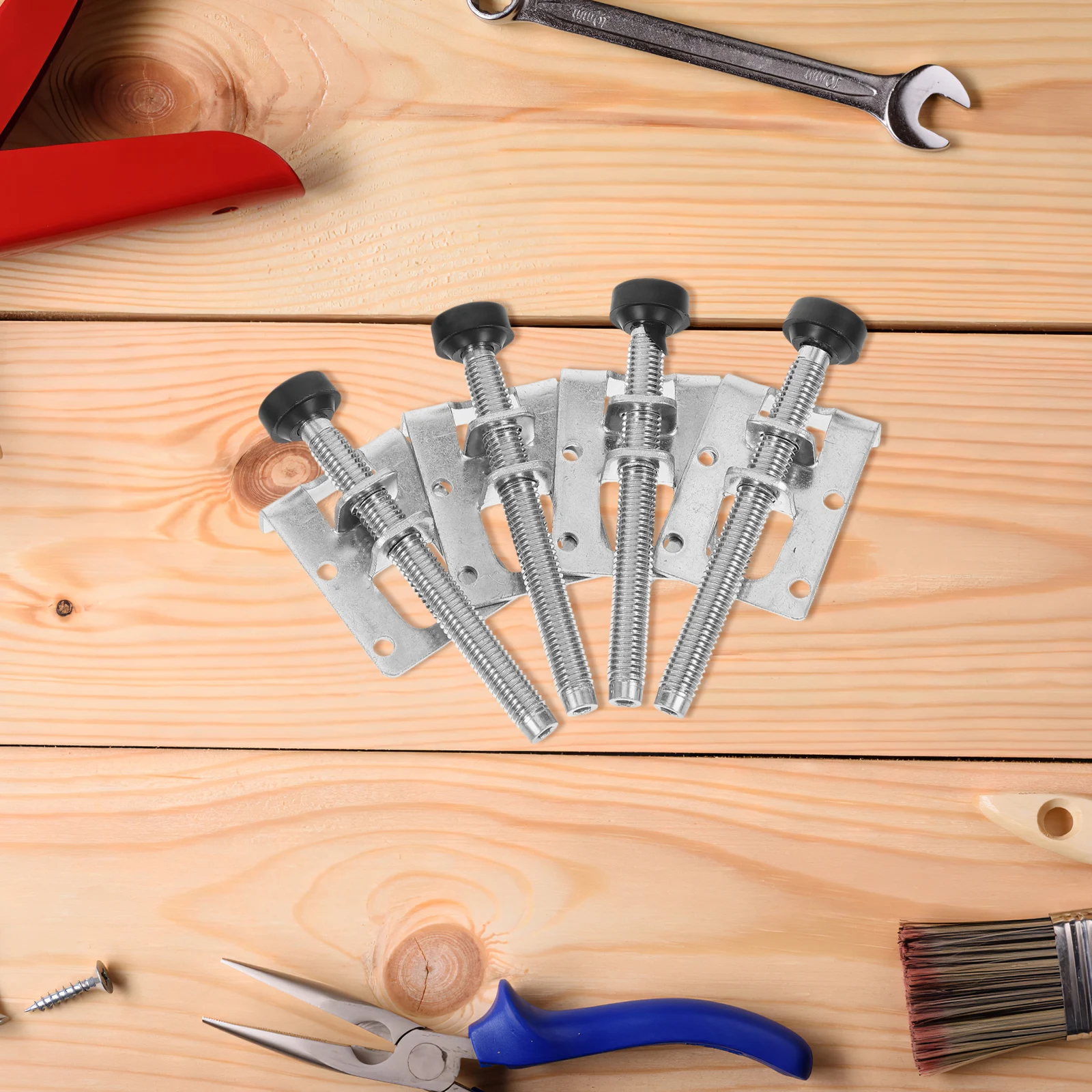 

4Pcs Adjustable Table Leg Leveler Heavy Duty Furniture Leveling Foot for Cabinet Workbench Height Adjustment Strong Bearing