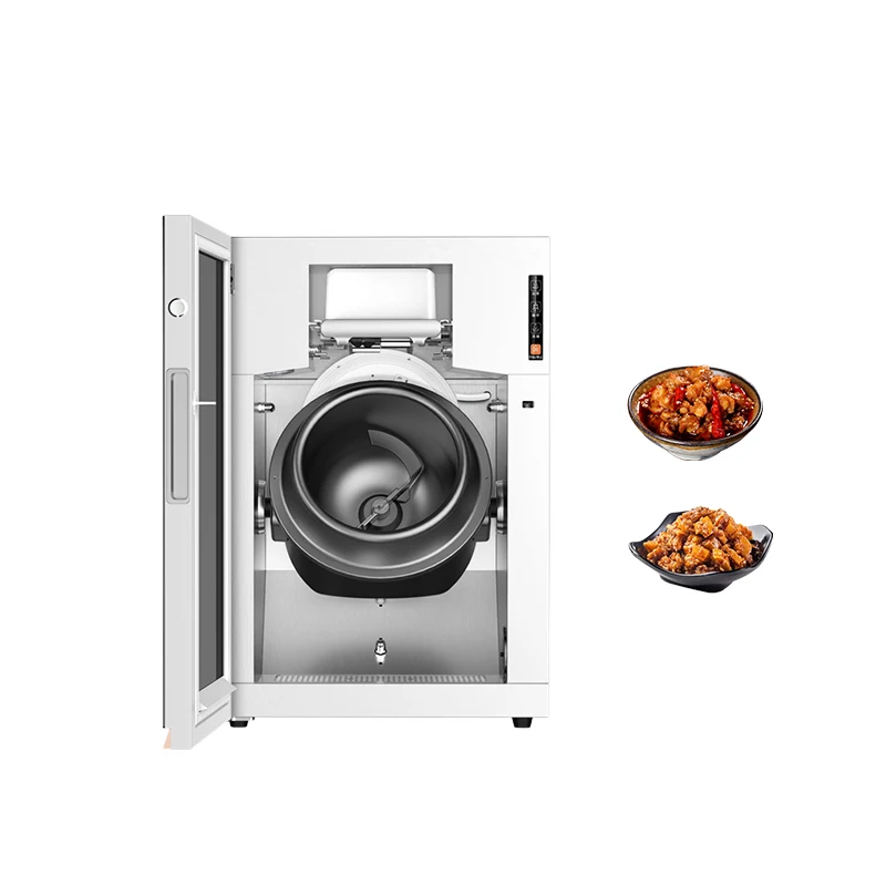 FOODLINE Compact Automatic Cooking Machine Small Floor Space Movable Casters Fast Food Shop Startup Processing Gear